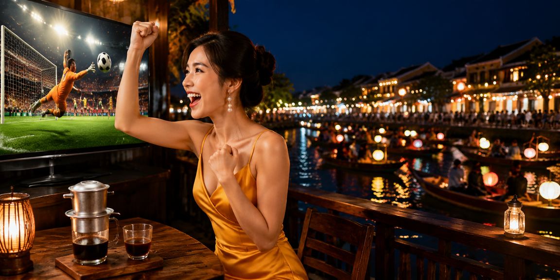 Người chơi tại Hội An thư giãn với cà phê và trải nghiệm giải trí có trách nhiệm trên điện thoại